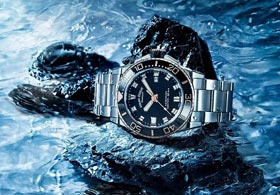 北京欧米茄手表进水维修服务-深度防水测试（100米防水认证）